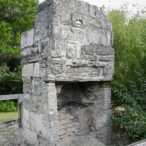 A coquina chimney